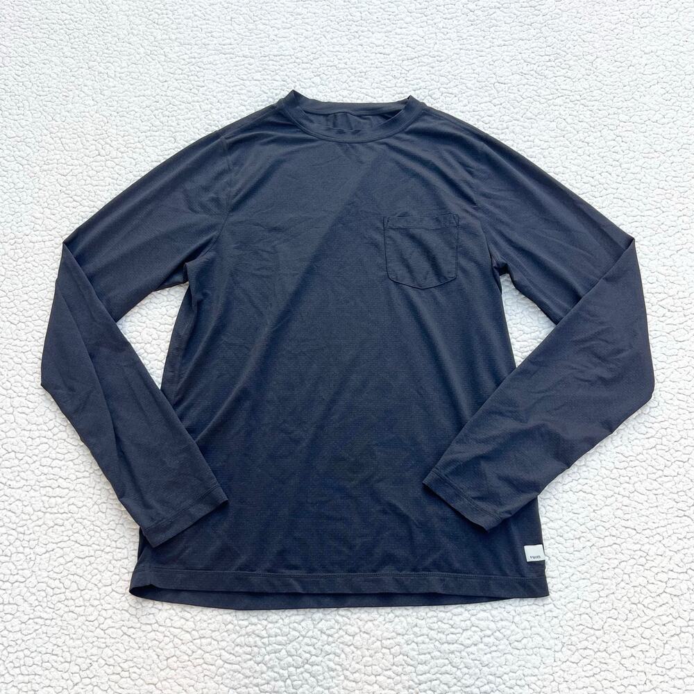 Vuori Men’s Tradewind Performance Black Long Sleeve